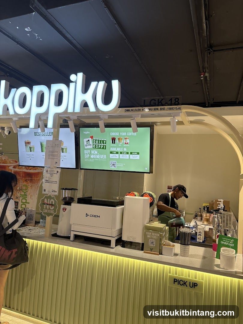 Koppiku Coffee Shop Counter