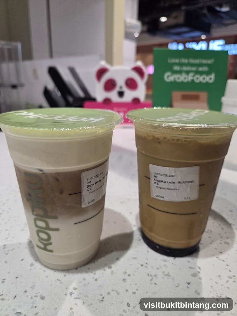 Two Iced Drinks