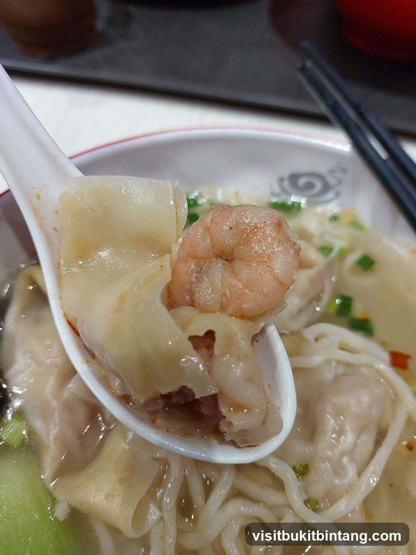 Shrimp Wonton Noodle Soup