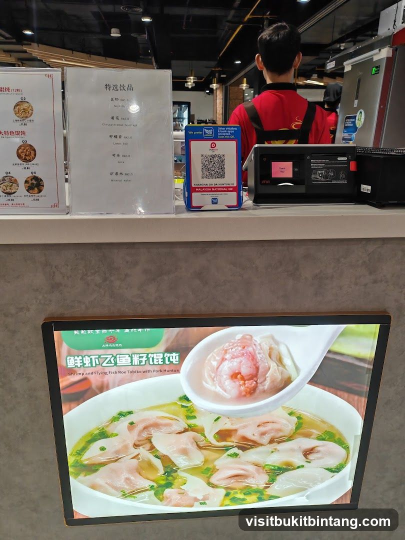 Food Display and Menu