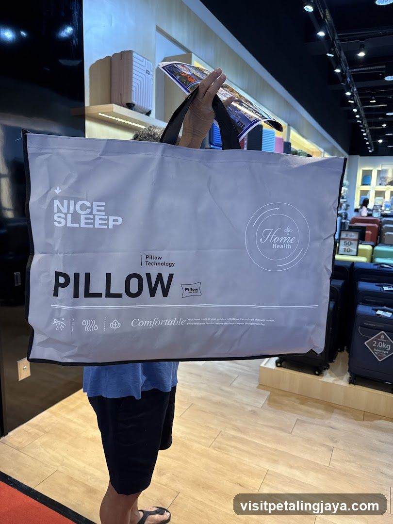 Pillow Packaging in Store
