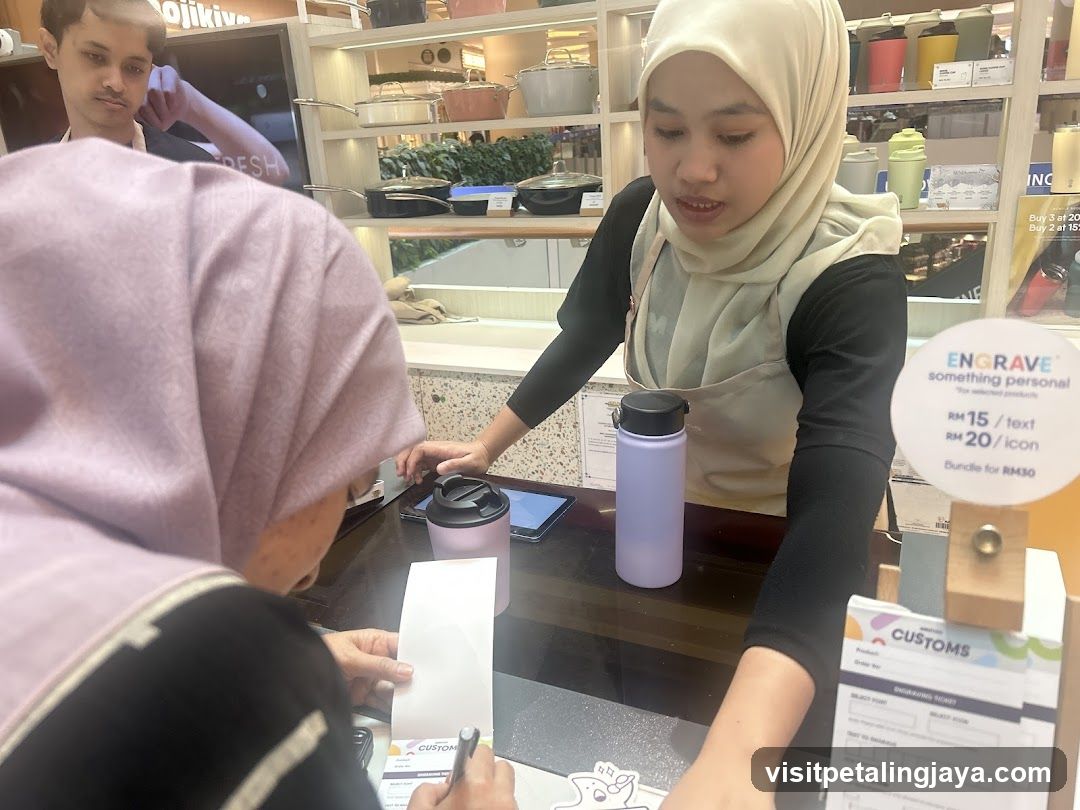 Customer Service Interaction at Retail Counter