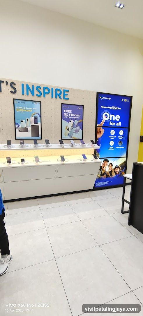 Mobile Phone Store Interior