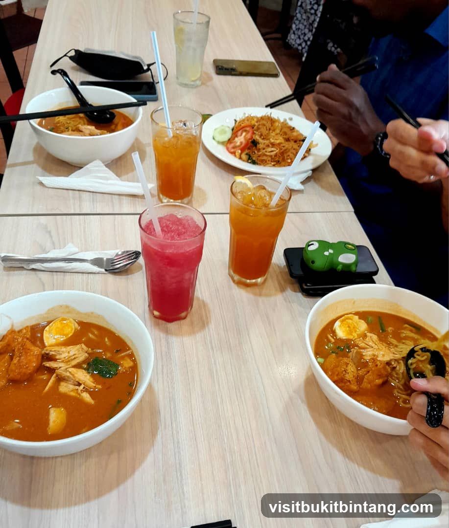 Noodle Soup and Fried Noodles