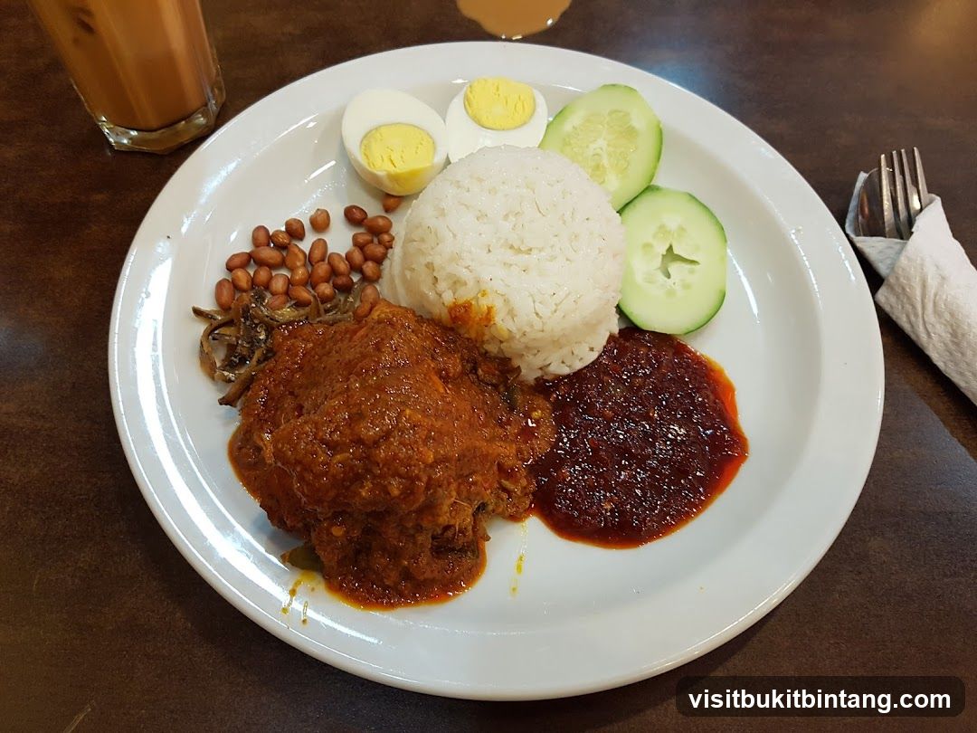 Nasi Lemak Dish