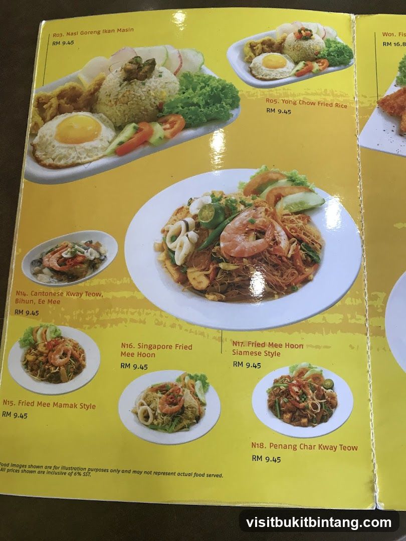 Menu Items