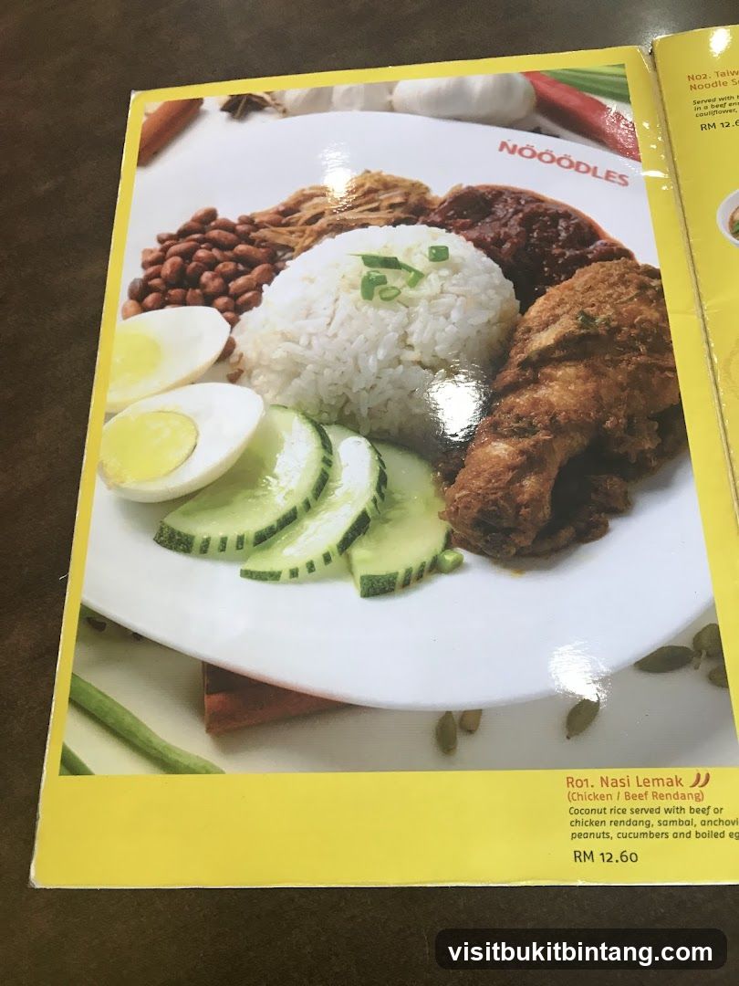 Noodles Menu