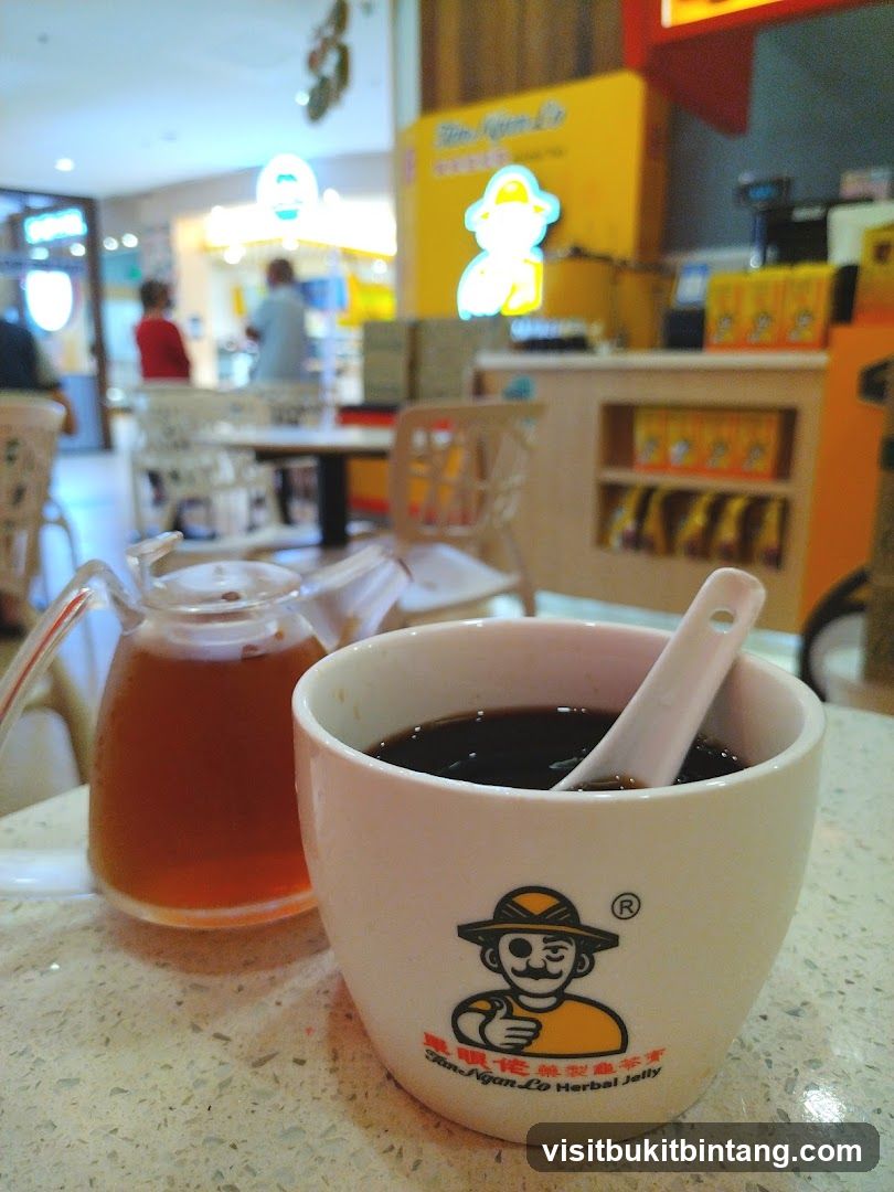 Herbal Jelly and Tea