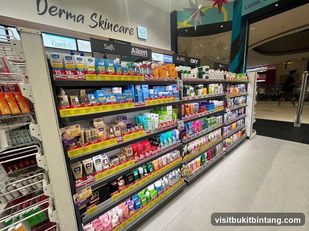 Skincare Products Display