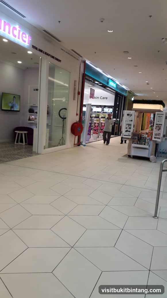 Mall Interior with Shops