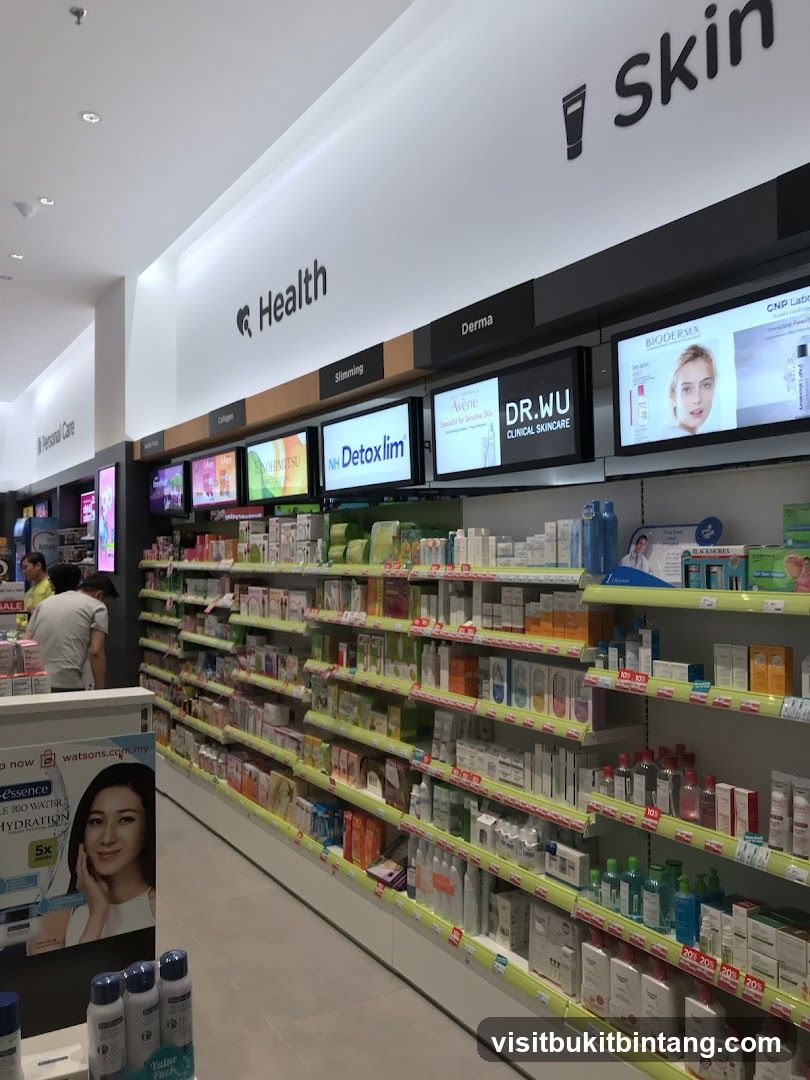 Health and Beauty Store Aisles