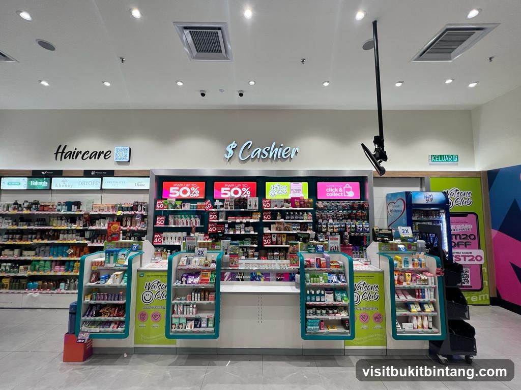 Pharmacy Interior with Promotions