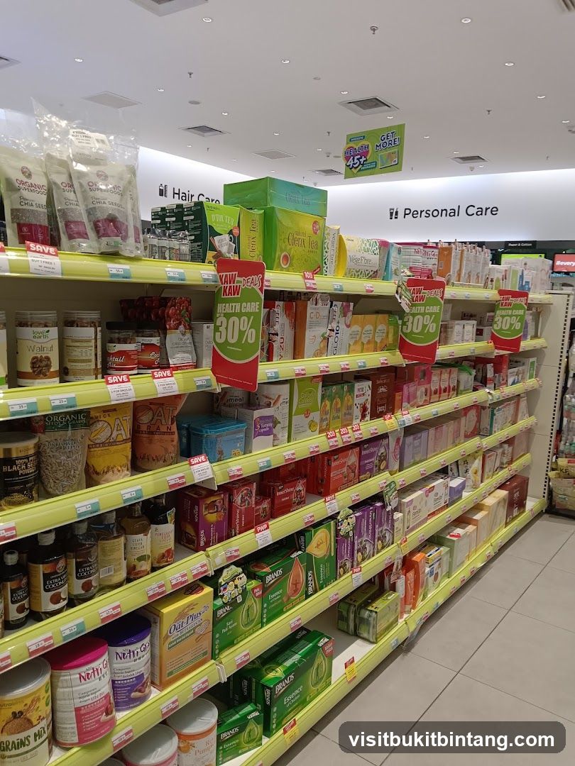 Health and Personal Care Products Aisle