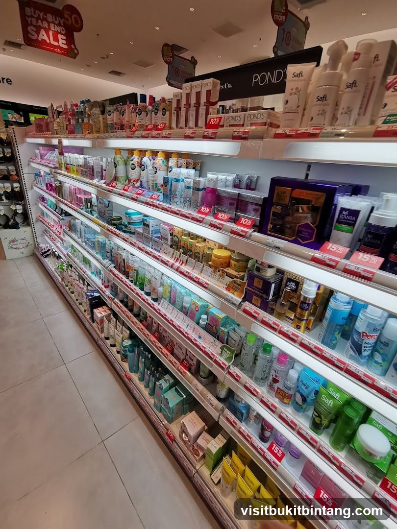 Cosmetics and Skincare Aisles