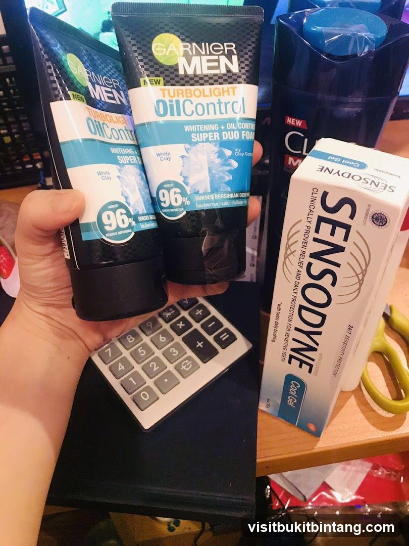 Garnier Men and Sensodyne products