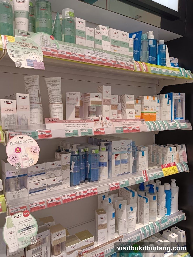Skincare Products Display