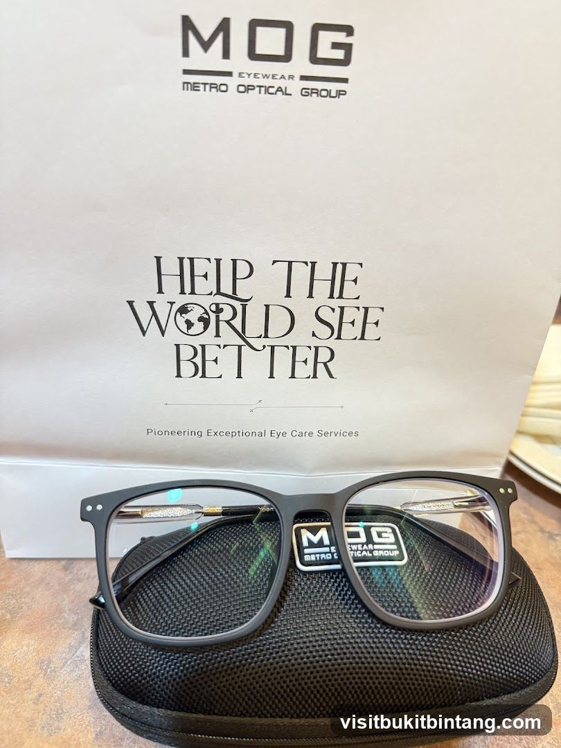Eyeglasses and promotional material