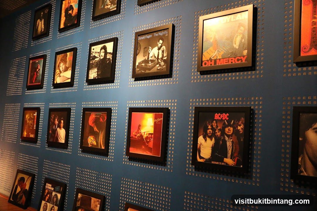 Framed Album Covers Display