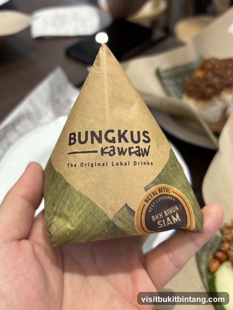 Food wrapped in paper