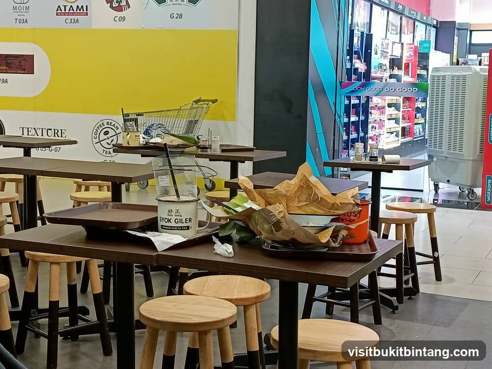 Messy Cafe Tables