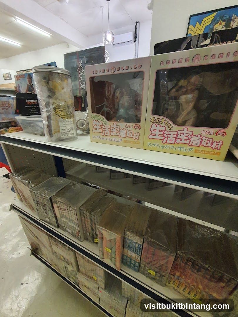 Store Display of Collectibles