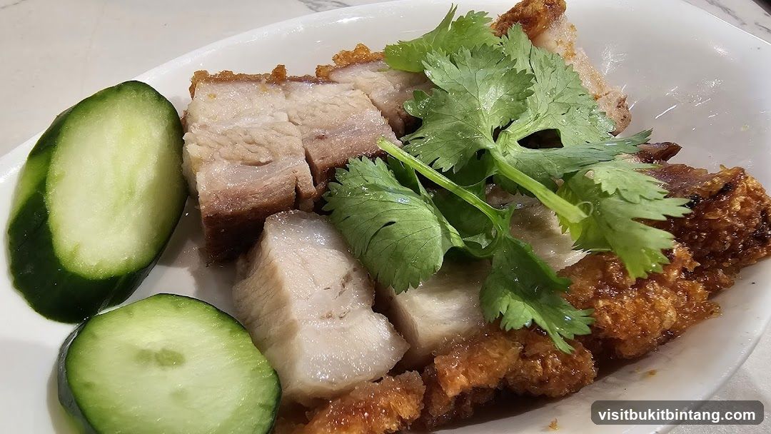 Crispy Pork Belly with Cucumber