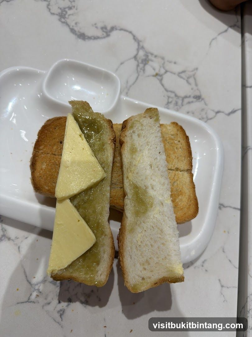 Toast with Butter and Kaya