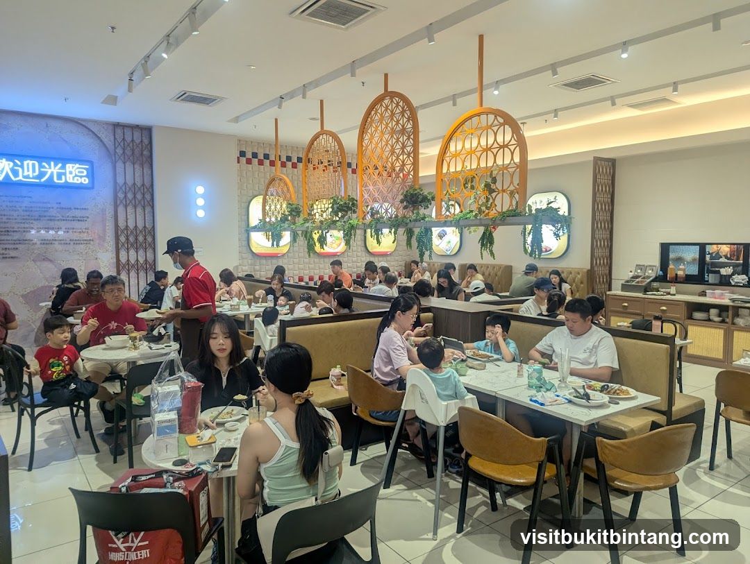 Restaurant Interior with Diners