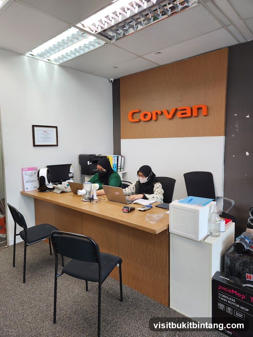 Corvan Office Reception