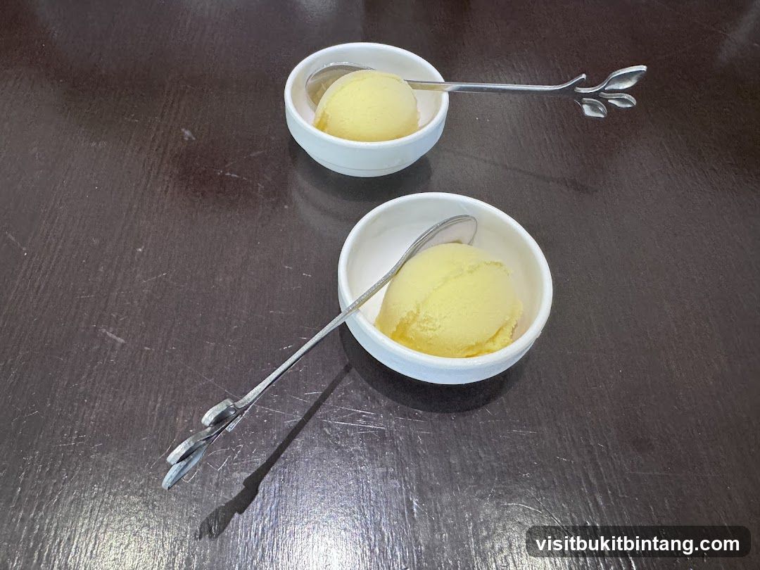 Two bowls of sorbet
