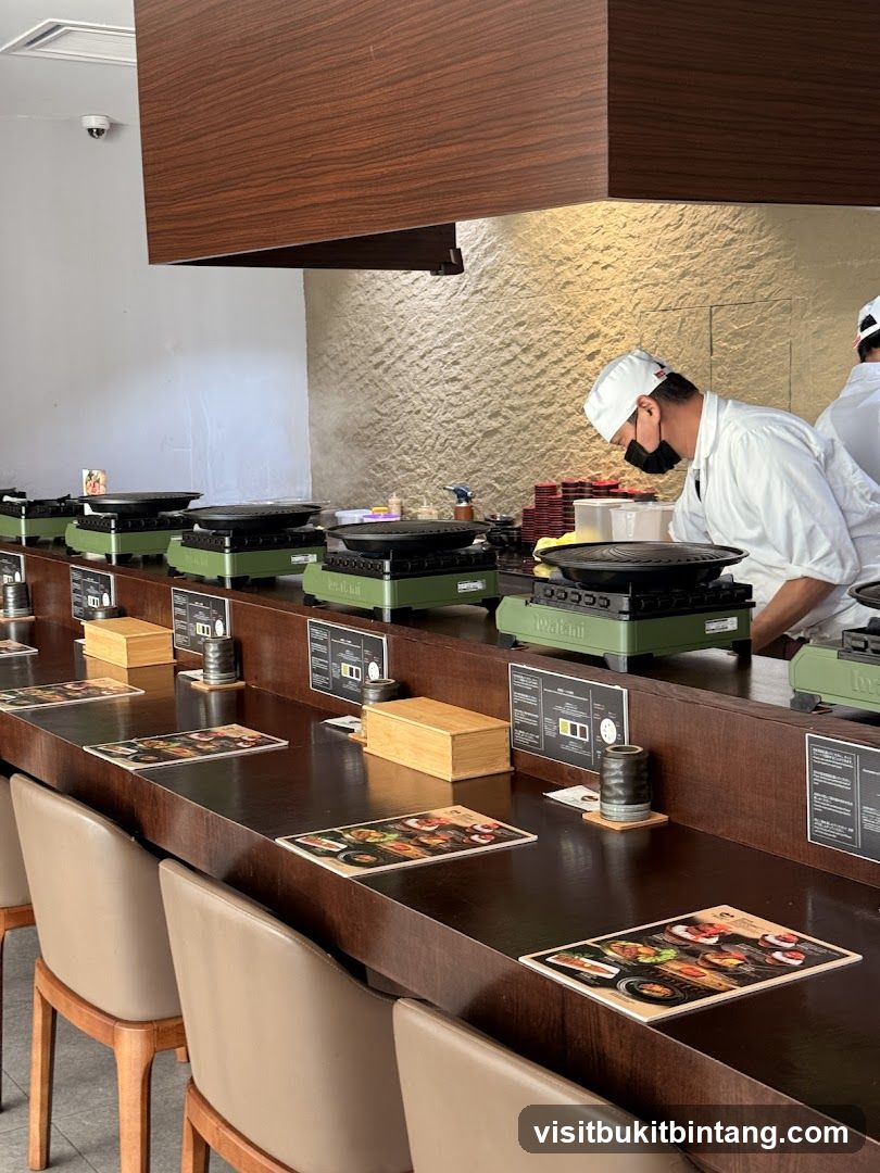 Restaurant Counter with Grills