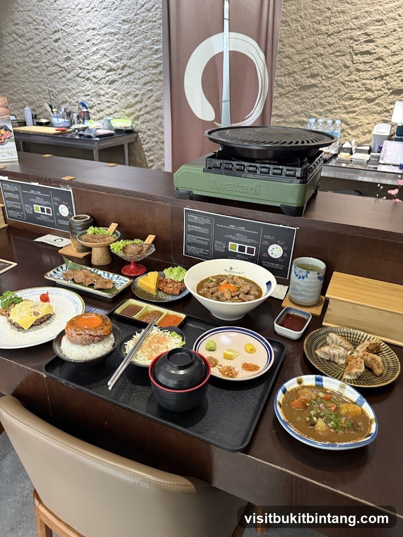 Japanese Food Spread