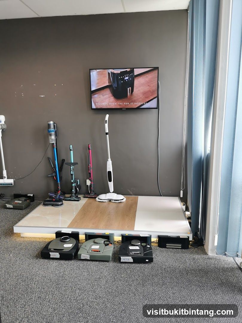Home Cleaning Appliances Display