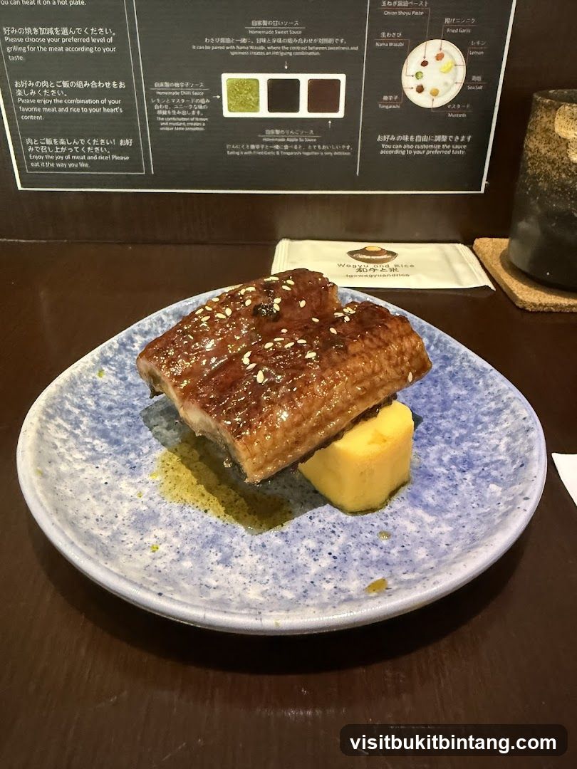 Grilled Eel Dish