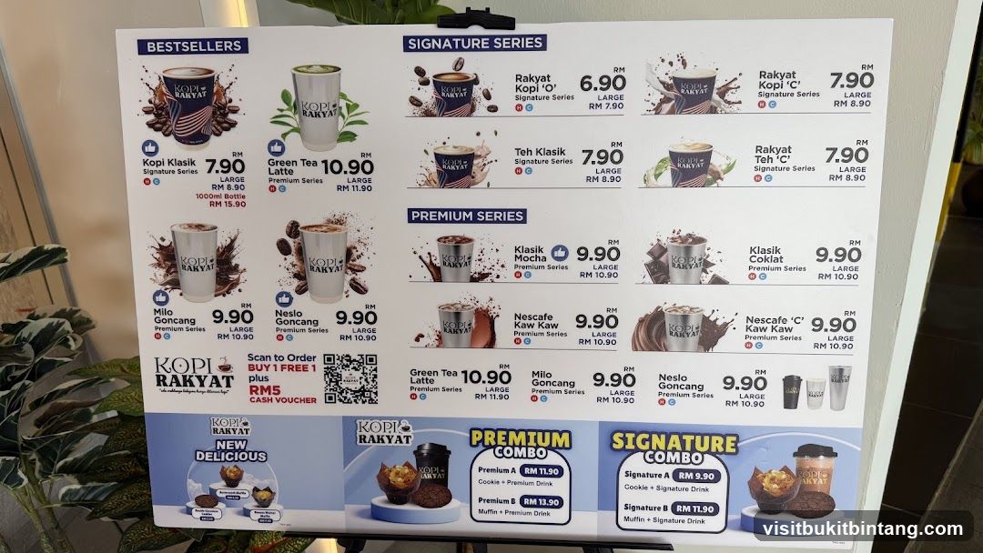 Kopi Rakyat Menu