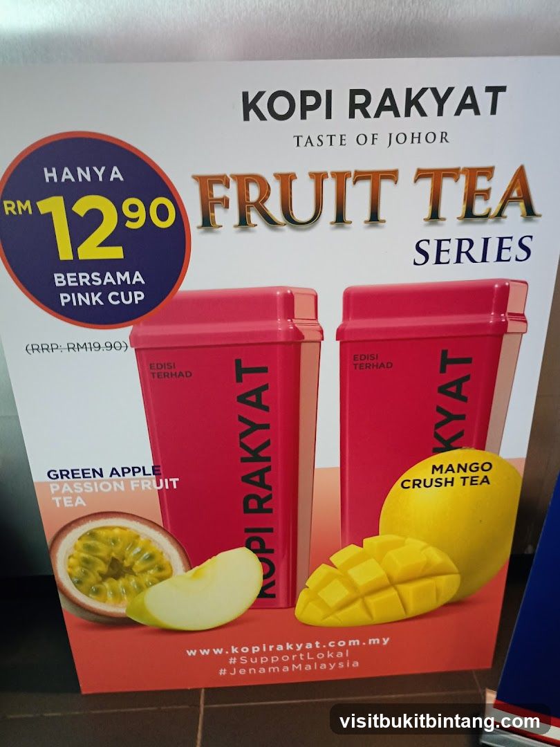 Kopi Rakyat Fruit Tea Series Promotion