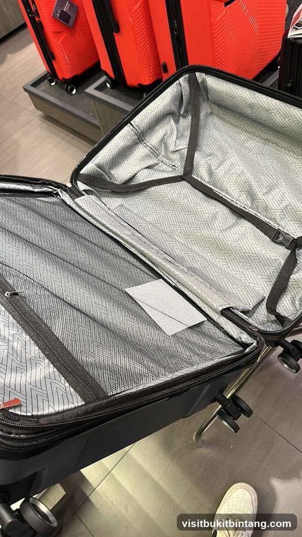 Open Suitcase Interior