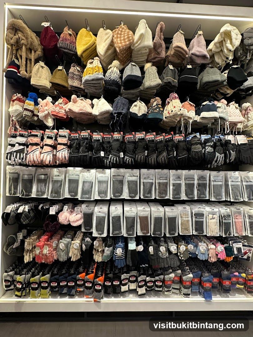 Winter Accessories Display