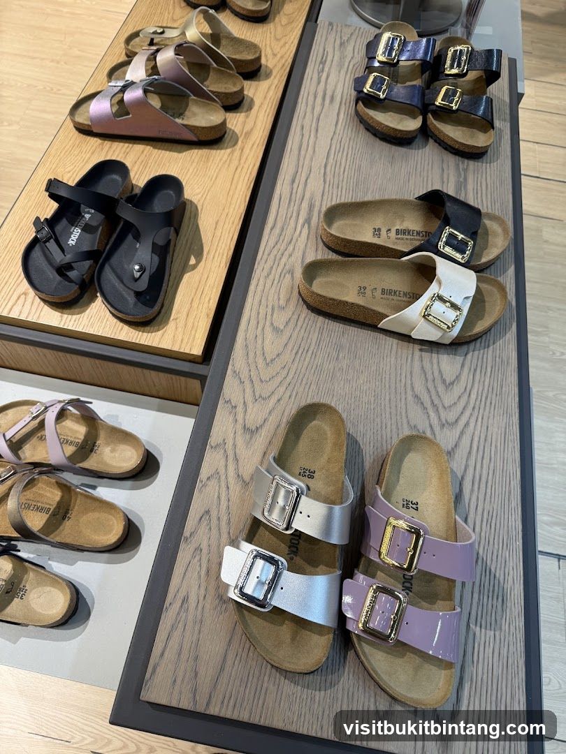 Birkenstock Sandals Display