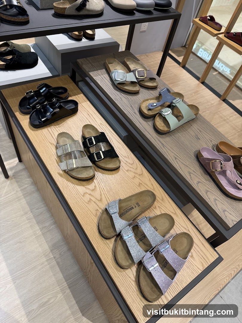 Sandals Display