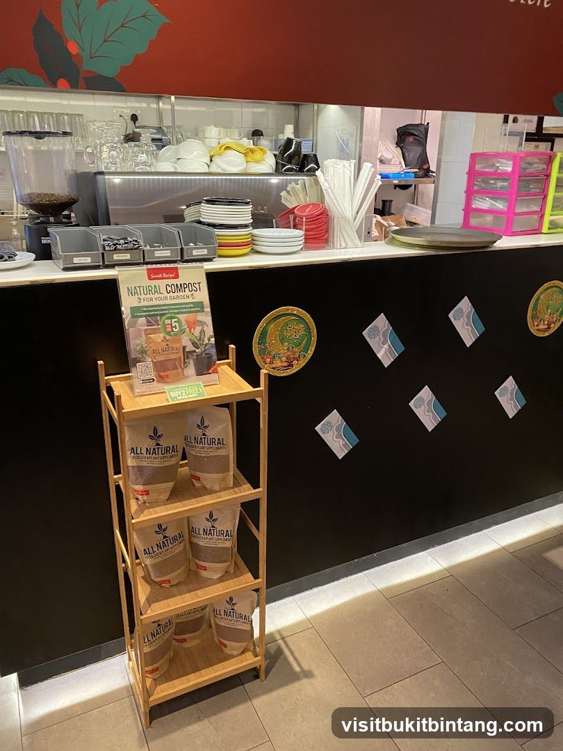 Display of Natural Compost Bags