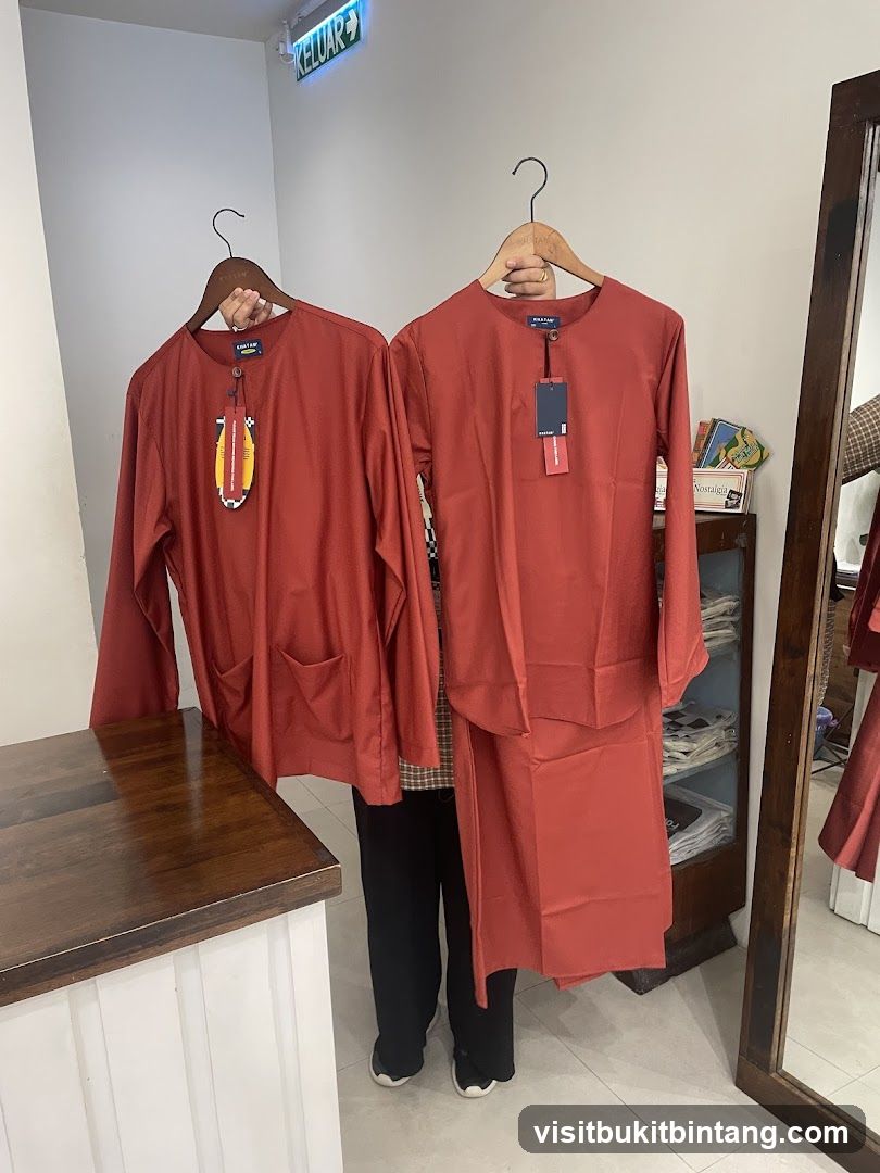 Two Red Traditional Outfits