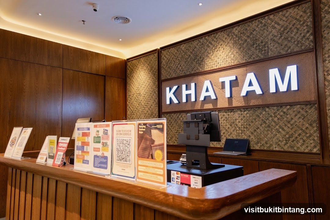 Reception Desk with Signage