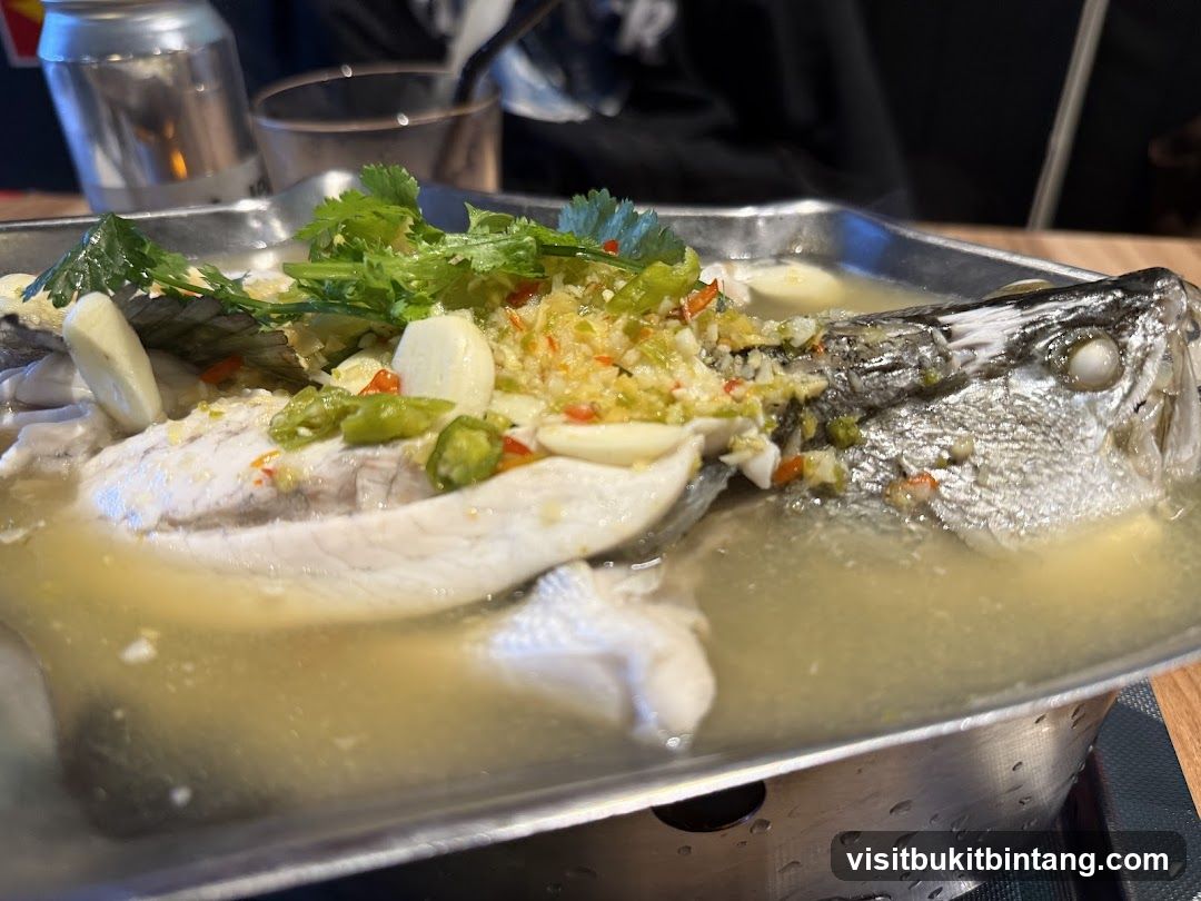 Steamed Fish with Lime and Chili