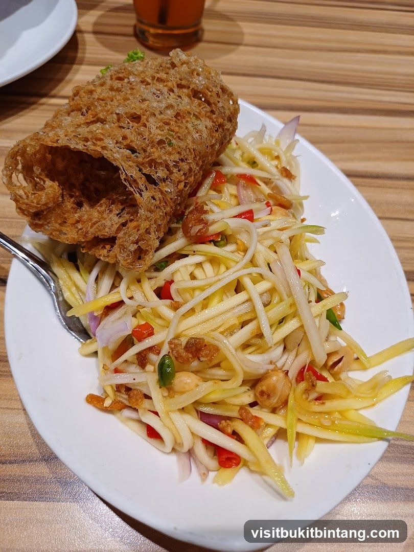 Mango Salad with Crispy Fish