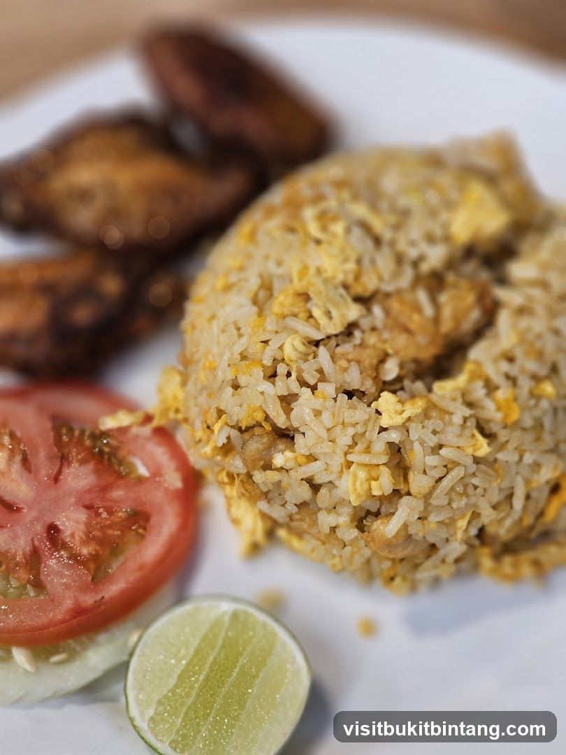 Fried Rice with Chicken Wings