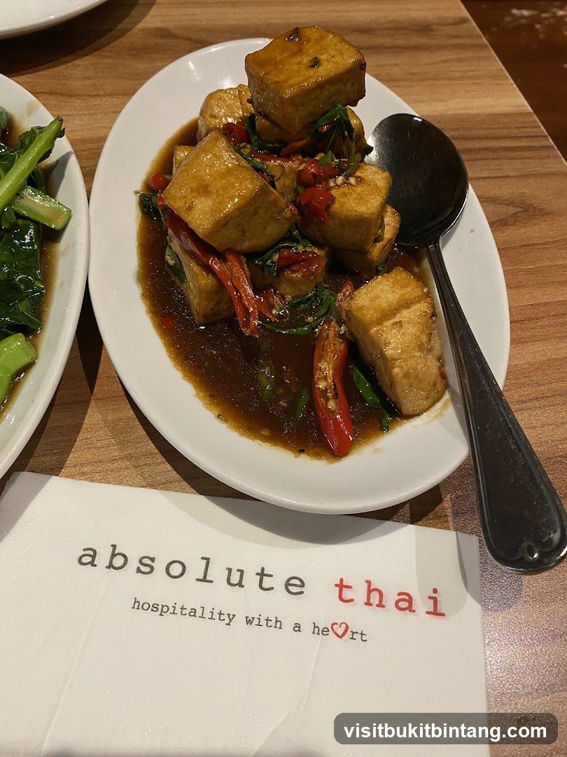 Fried Tofu with Chili and Basil