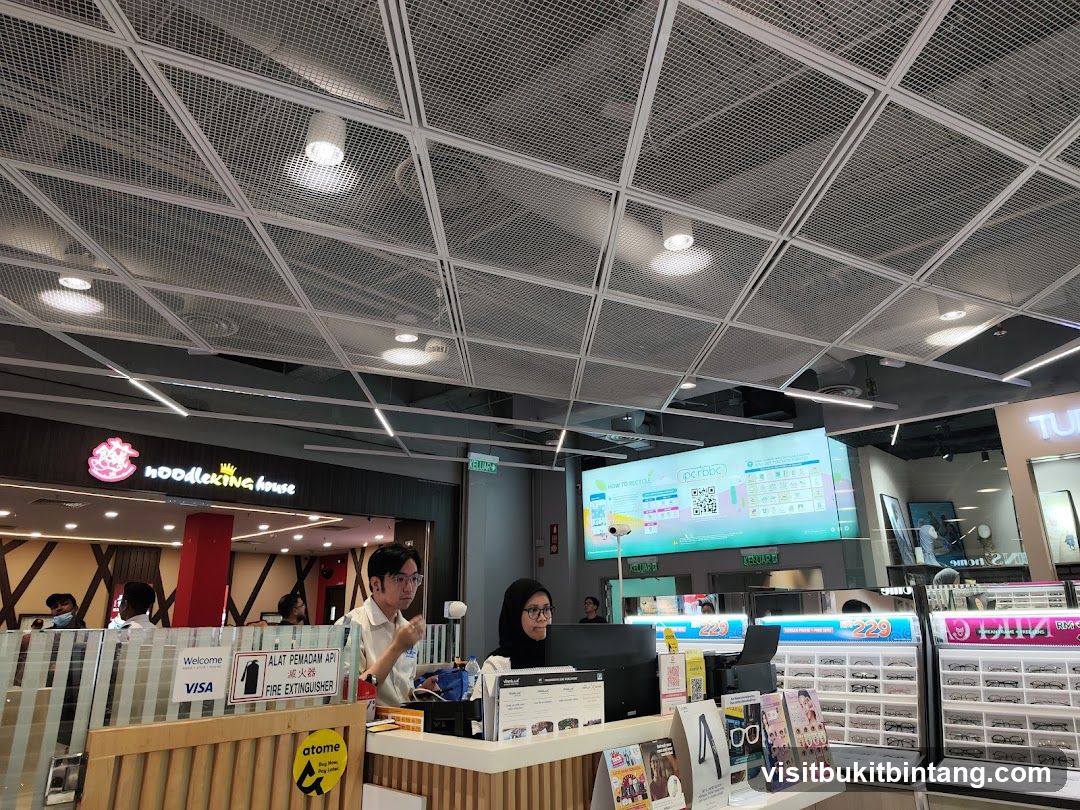 Store Interior with Staff and Products