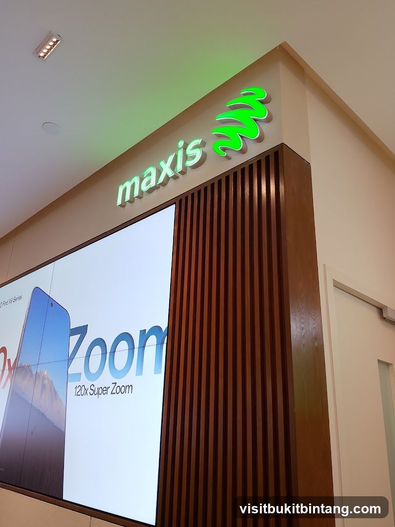 Maxis Store Display