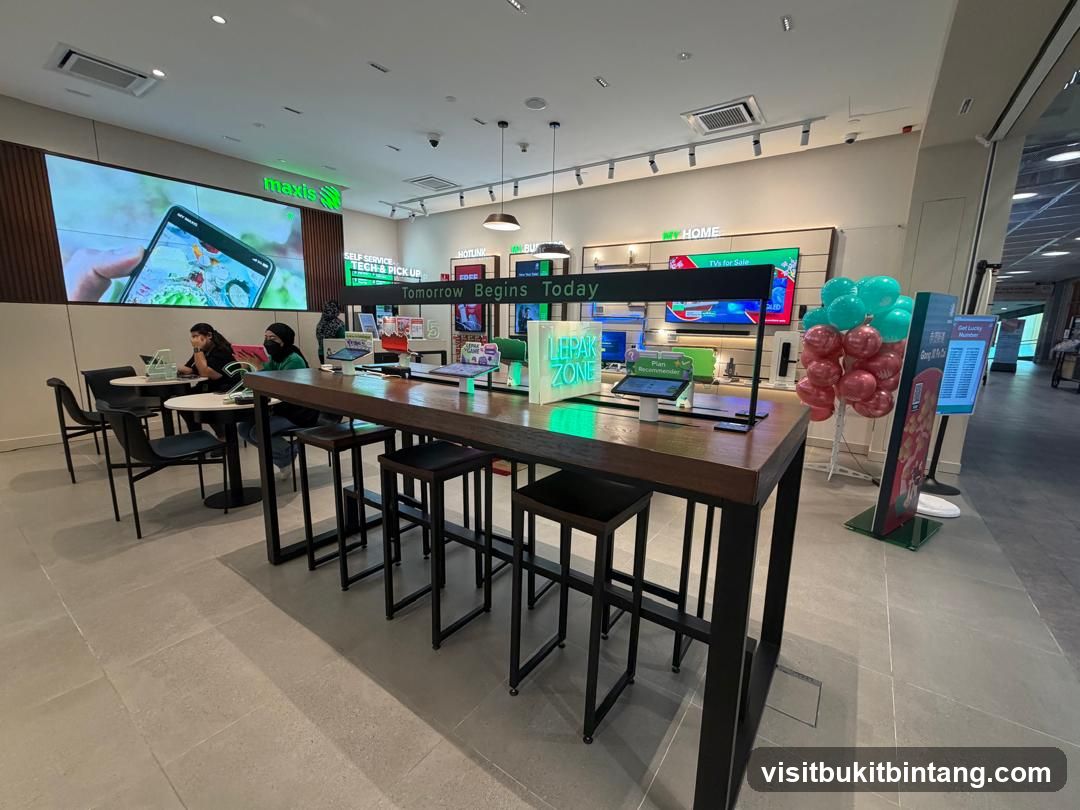 Telecommunications Store Interior